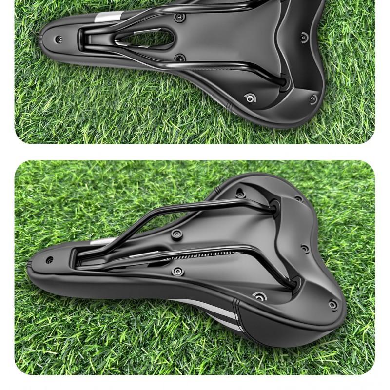 Ultra Soft Silicone Bicycle Saddle Cushion Mountain Bike Comfort Ride Ergonomic Seat Pad PU Foam Filled