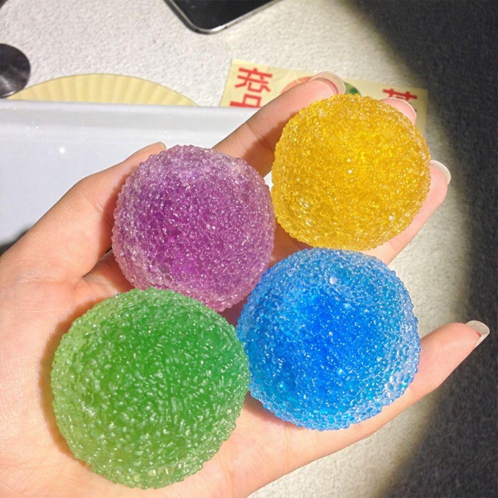 1pcs Soft Rubber Squeeze Ball Non-rebound Pinata Filler Colorful Pinch Press Ball  Gift