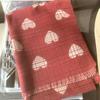 Autumn and winter new Maillard imitation cashmere plaid scarf women's winter senior sense versatile shawl thickened warm scarf