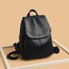 Women's Genuine Leather Anti-Theft Fashion Backpack - Versatile, Multifunctional, and Elegant Design.