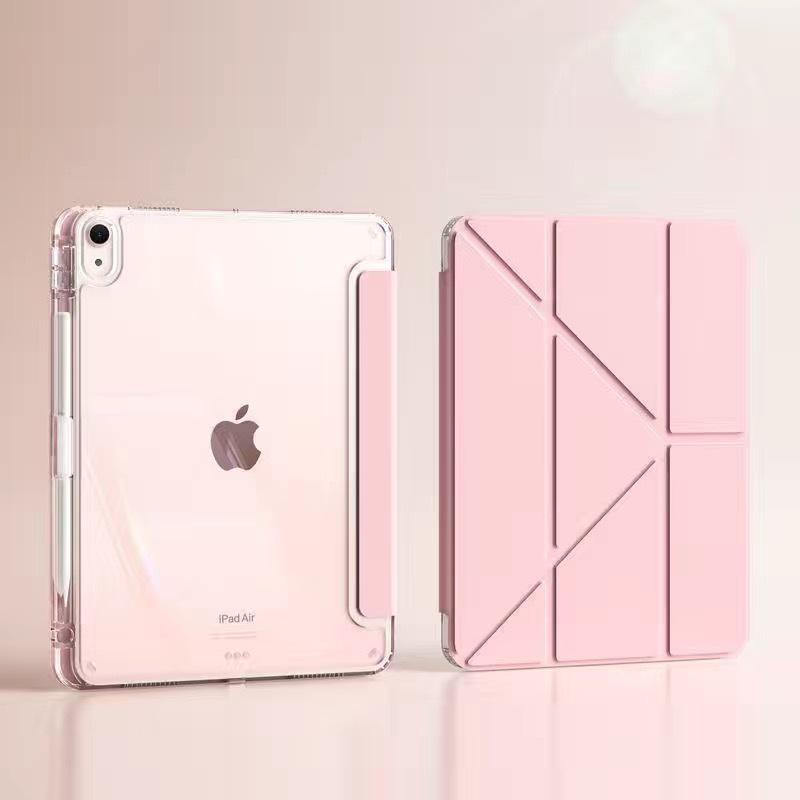 Y-Type Acrylic Anti-Bend iPad 11 Protective Case with Pen Slot - 2025 Model