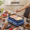 SUPOR 6L Mandarin Duck Electric Hot Pot with 2000W Power CN plug (adapter included)