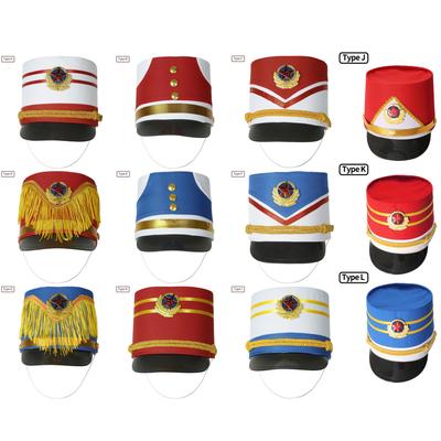 Vaikų žaislas kareivis būgnų kepurė Žvaigždės ženklelis puošni suknelė Cosplay karinio kostiumo kepurė