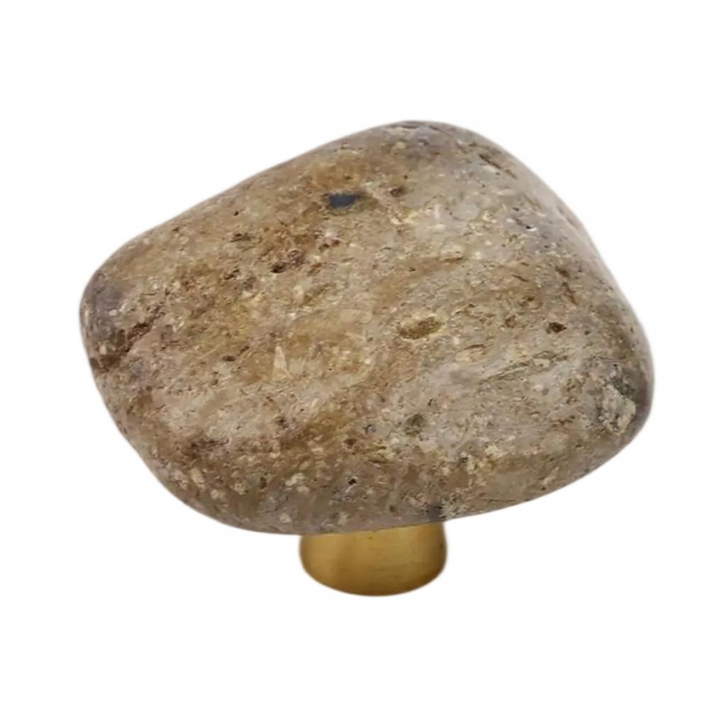 Creative Stone Cabinet Handles Set of 2 Modern Minimalist Furniture Pulls