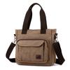 Canvas Bag Women's Commuter Shoulder Crossbody Bag Large Capacity Middle-aged And Elderly Mother's Bag Travel Bag