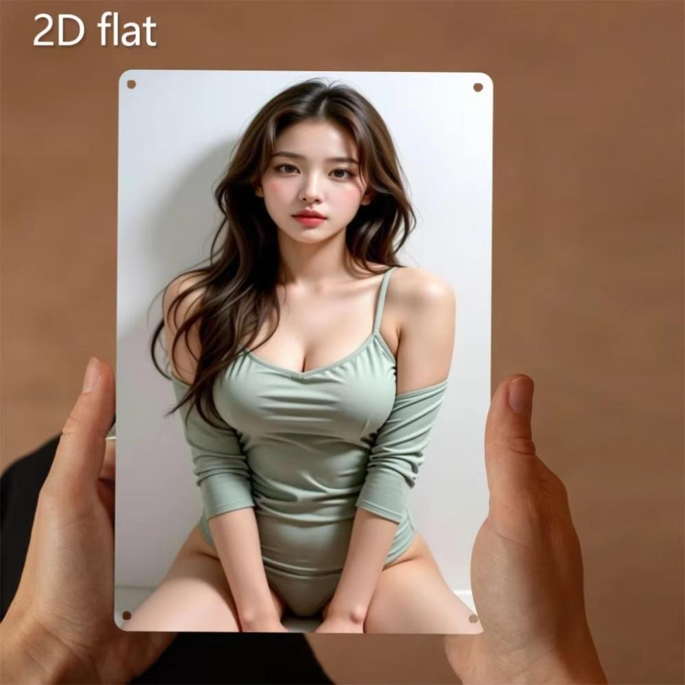 Metal Wall Art Nature Landscape Iron Panel Weatherproof Hanging Decor Indoor Outdoor Living Room Garden Wall Decor