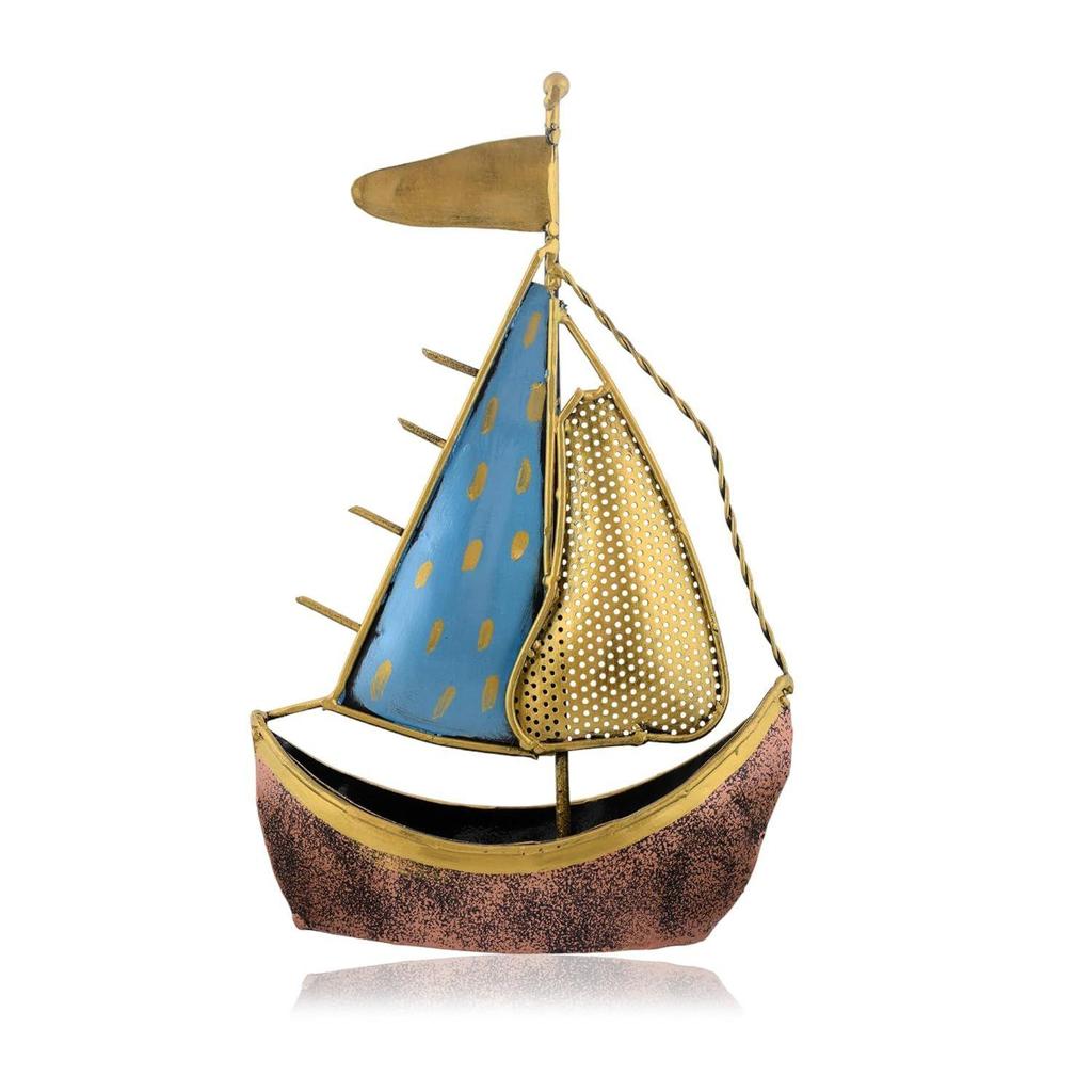 Metal Turkish Ship Boat Naav Showpiece Figurine for Home Decor Living Room Tabletop Desktop Side Corner, Home Decorative Items