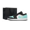 Air Jordan 1 Mint Dark Tone Low Top Vintage Basketball Shoes Men's Green 553558-081(Team855-)