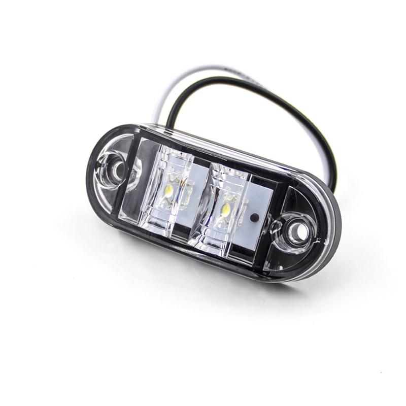 6x/8x/10x 12V 24V LED Side Marker Lights Warning Light Auto Car External Lights Trailer Truck Yellow White Red Clearance Lights