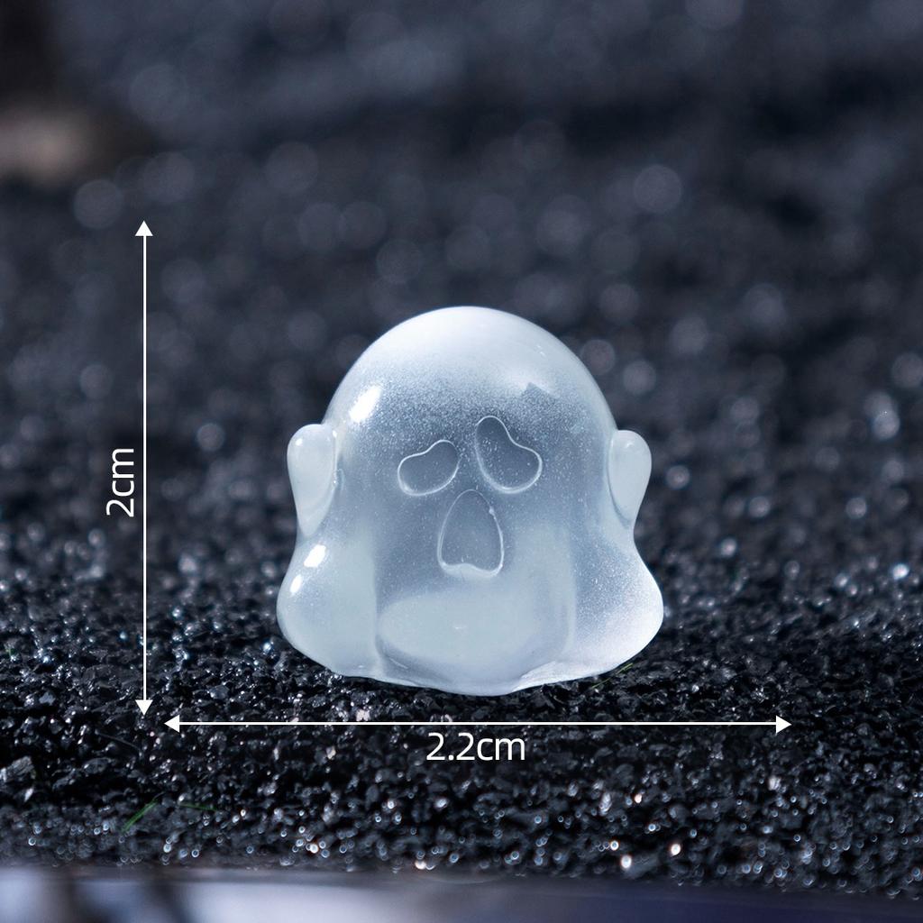 In the Dark Halloween Figurine Translucent Cute Decor for Shelf Table Party