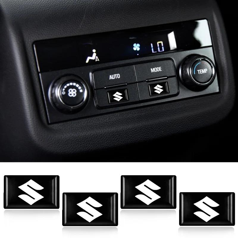 10/20Pcs Car Styling 3D Epoxy Body Trunk Decor Steering Wheel Sticker Decals For Suzuki Grand Swift Jimny Vitara Baleno SX4 Alto
