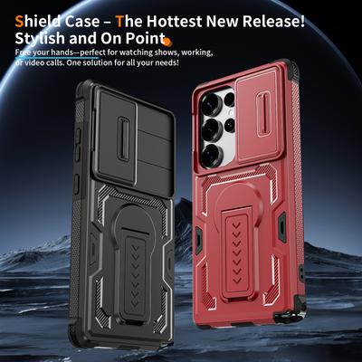 Non-Slip Stand Holder Case for Samsung Galaxy S26 Ultra S25 S24 S 26 25 24 Drop Protection Cell Phone Funda Cover Capa