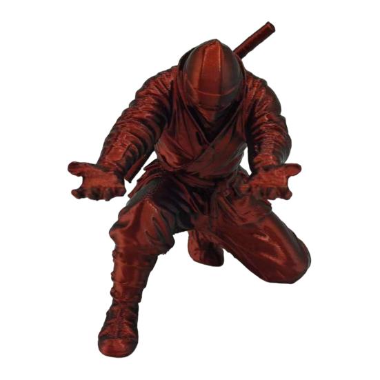 Printed Knight Pen Holder Samurai Desk Decor PLA Warrior Sculpture Organizer красный черный