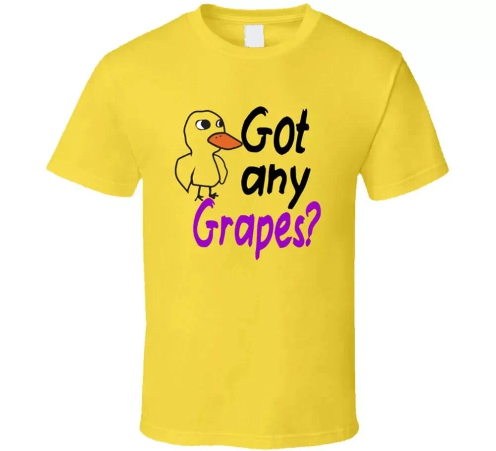 

Duck, Song, Got Any Grapes Ducky Animal Lover T Shirt Tee Gift New 3XL