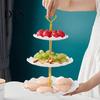 Fruit Tray Snack Three-layer Anti-deformed PP Creative Refreshment Cake Stand for Household