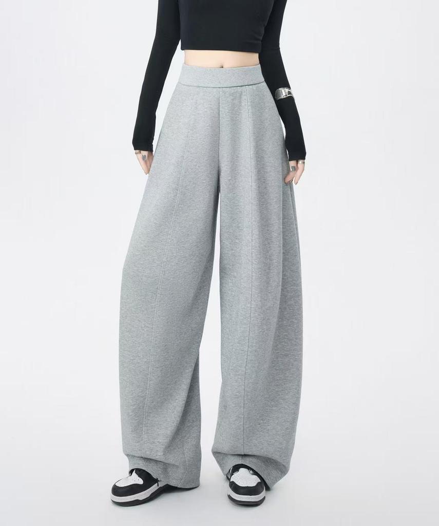 Women's Casual Loose Sweatpants with Wide-Leg Balloon Style for Spring 2026