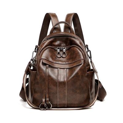 Fashion Women Backpack School Bags for Teenage Girls Schoolbag Backbag PU Leather Shoulder Bag Students Handbag