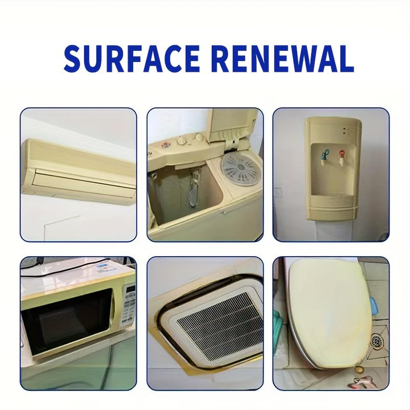 Multi-Purpose Plastic Surface Refresher Spray, Removes Yellowing & Color Change,Safe for Home Appliances,Long-Lasting Protection