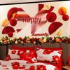 Wedding Room Decoration Set: Bride & Groom's Bedroom Double Happiness Wall Stickers