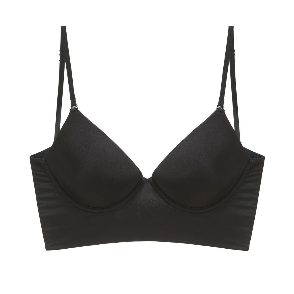 French Big Halter, Beautiful Back Bra, Big U Sexy Smooth and Seamless Underwear, Soft Steel Ring, Big Chest and Small Bra Cover.