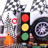 1/2pcsTraffic Light Gift Box, Birthday Party Signal Light Square Box, Racing-themed Packaging Paper Box, Storage Box