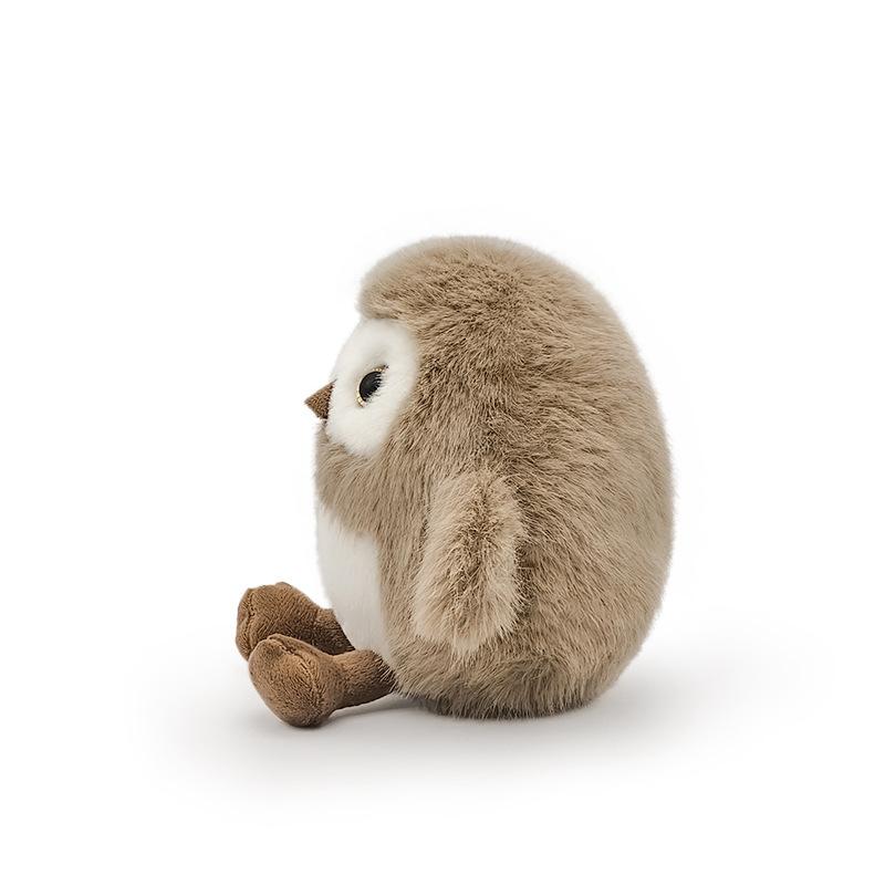 Simulated Owl Baby Doll Plush Toy Soothing Companion Ragdoll Doll Magic Birthday Gift