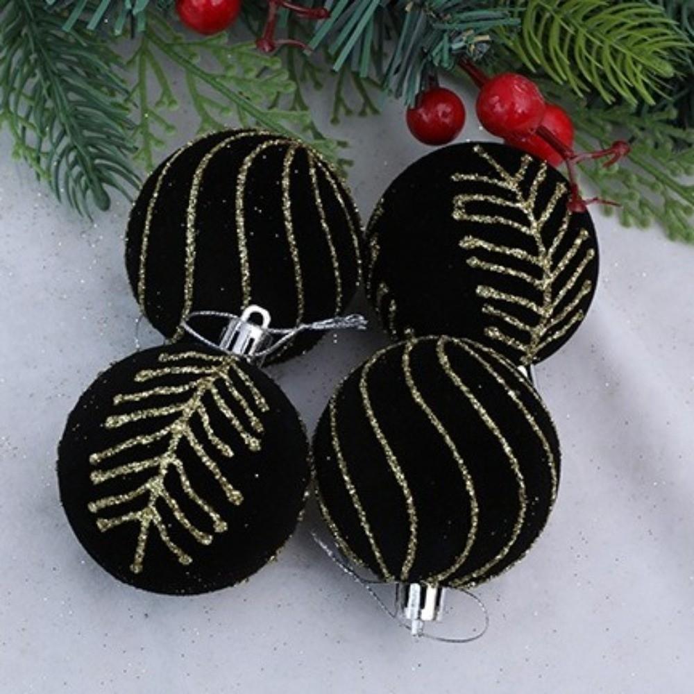 6cm Christmas Hanging Balls DIY Crafts Xmas Tree Pendants Christmas Balls Set Party Favors