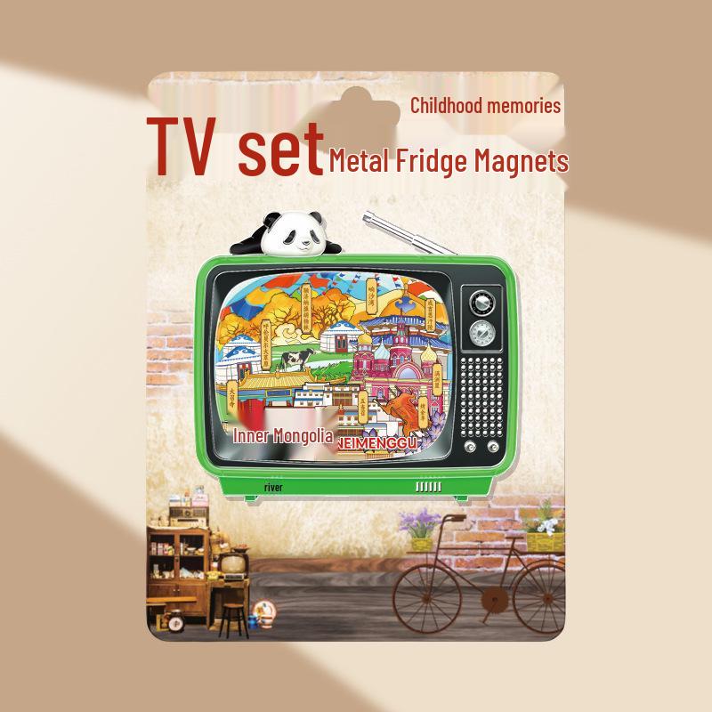 Magnetic Metal Refrigerator Magnets: City-Themed Cultural Souvenirs and Creative Tourist Gifts
