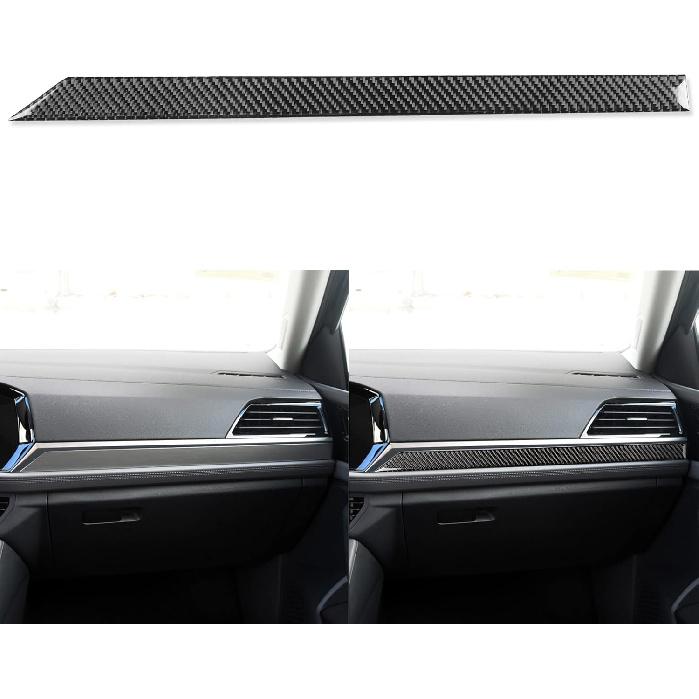 Durable Carbon Fiber Compatible with Volkswagen VW Jetta A7 2019-2025 2020 2021 2022 2023 2024 Accessories Car Gear Shift Control Anti-Scratch Panel