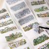 Sticker Book 10sheets/bag Rustic Town Landscaping Sticker Pack Handbook Stationery DIY Handmade Scrapbook Diary Die Cut Sticker