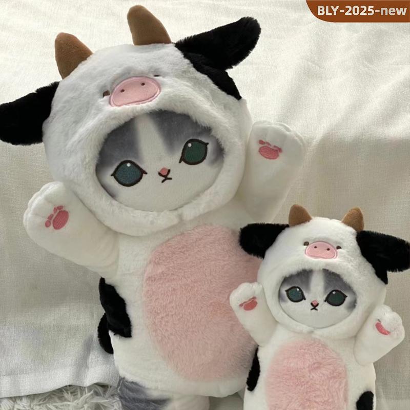 30cm Cute Shark Cat Plush Doll Mofusands Cartoon Kawaii Cat Soft Stuffed Doll Toy Cushion Pillow Decoration Girl Kids Gift
