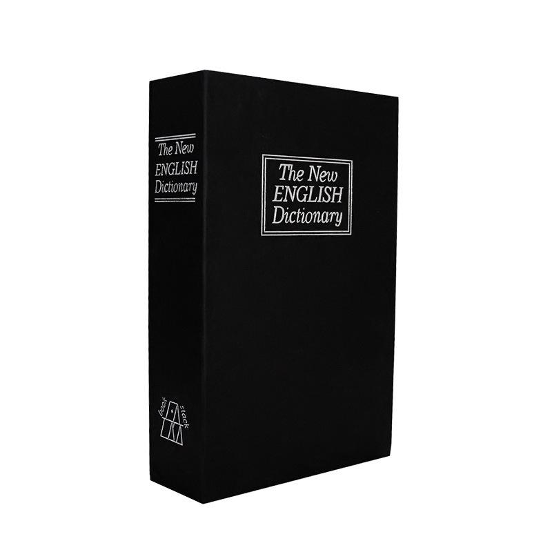 Dicționar din plastic cu seif tip carte cu încuietoare cu combinație