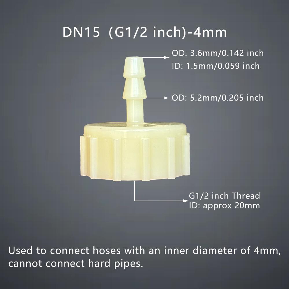 

5 шт. женский шланговый соединитель G1/2 дюйма DN15 внутренняя резьба аксессуары для водяного насоса зазубренное соединение пагода соединение для полива сада