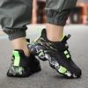 Boys' Breathable Mesh Running Shoes for Ages 7-12, Lightweight Sports Shoes for Spring and Autumn 2024.