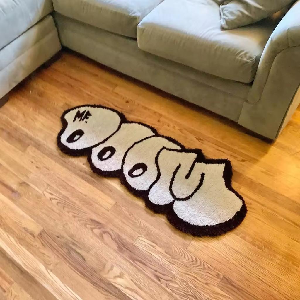 Ins Cute Cartoon Kitchen Bathroom Living Room Bedroom Bedside Non-slip Washable Rug Foot Mat Carpet Cushions Home Decor