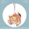Anime Demon Slayer Keychain Acrylic Pendant Cartoon Accessory Dropshipping Support Custom Bulk Order Gift for Fans
