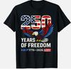 Flag Vintage 250 Years American 1776 2026 250th Usa Birthday Gift Tshirt