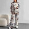 Vertigo European And American Autumn And Winter Casual Long-Sleeved Suit Women'S Hooded Sweater Trousers Two-Piece Set