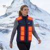 Battery Powered Heated Vest Men 23 Heating Zones 4 Heat Levels Thermal Portable Power Bank Jacket with Overheat Protection Machine Washable