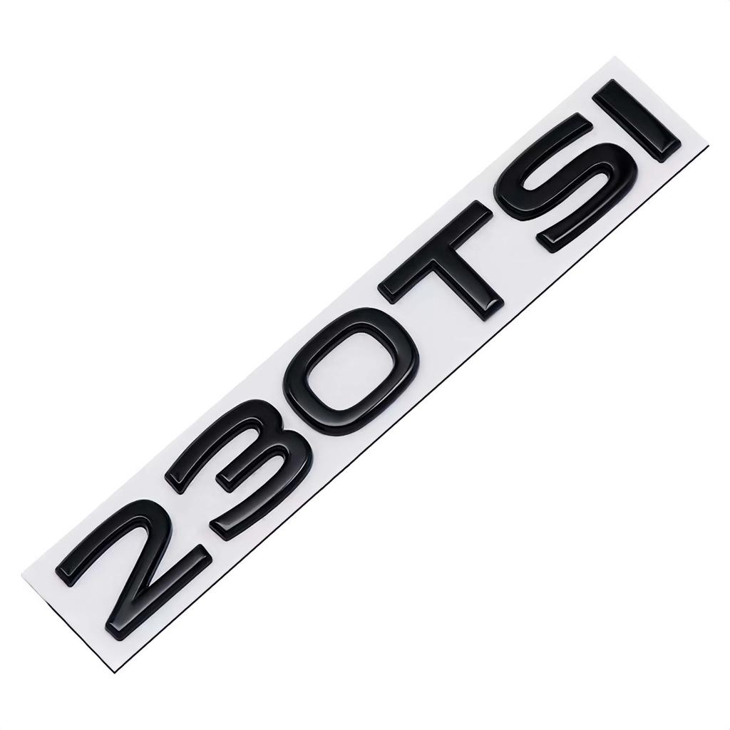 3D Metal 4MOTION 230TSI 280TSI 330TSI 380TSI Logo Badge Sticker Car Rear Trunk Emblem Decal
