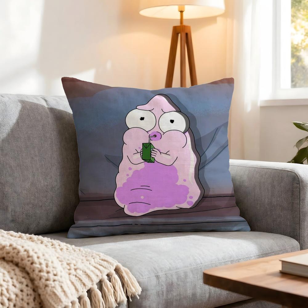 Cartoon Solar Opposites Cushion Cover 1Pcs Decorative Covers Soft Cushion Case For Sofa Couch Decor 40X40 45X45 Pillowcases