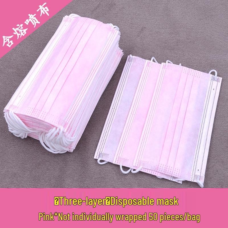 Disposable Breathable Summer Face Mask - Single and Double Layer, Black & White