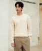 MINDBRIDGE [Air Wool] Alpaca Round Semi-Overfit Knit - 5 Colors