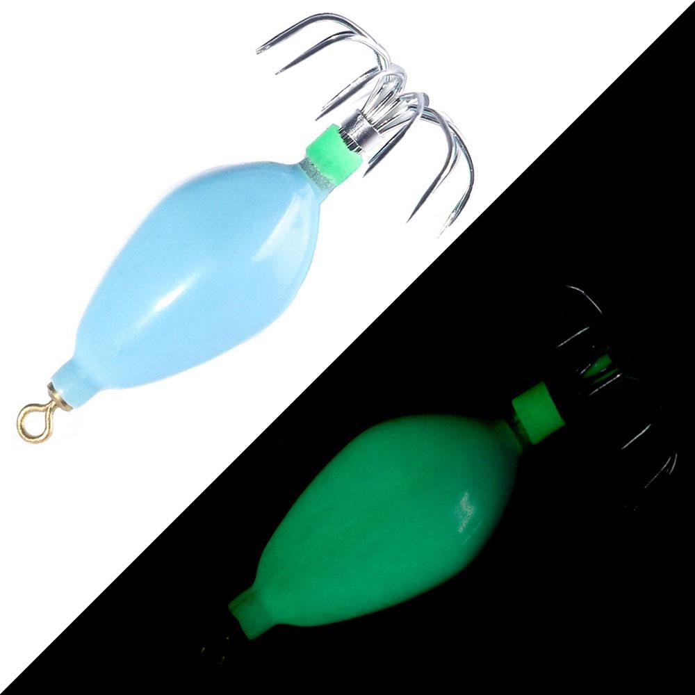 50,6g Luminous Swivel Jigs Háčky Měkká guma Návnady na chobotnice Návnady na návnady Návnady na chobotnice Návnady na olihně Jig