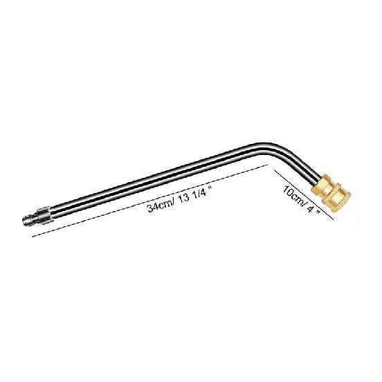 16 inch High Pressure Car Chassis Washer Under Body Cleaning Water Broom Brush Car Cleaner With 1/4 Connector 3 Wands Set