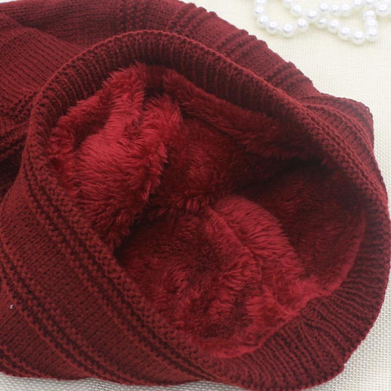 Men Warm Beanies Fashion Knitted Hat Slouchy Hip Hop Cap Comfortable Winter Autumn Headwrap Beanie Hat Women