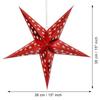 Red Paper Merry Christmas Star Lantern Lights for Decoration| Diwali Christmas Lantern| Aakash Kandil for Diwali| Hanging Lantern