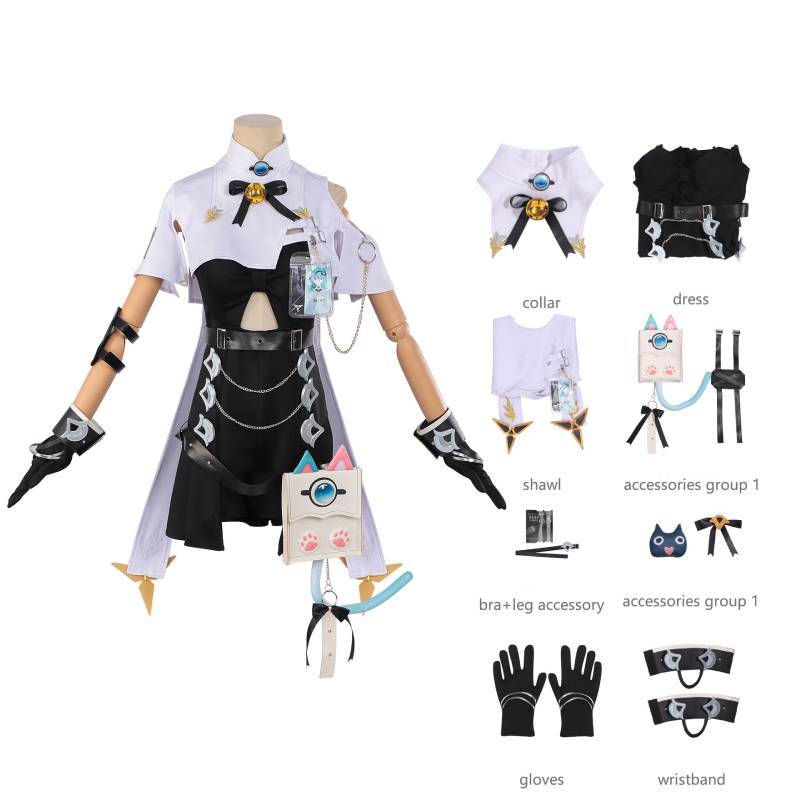 Neverness To Everness Nanally Cosplay Costume With Polyester Fabric For Anime Conventions And Role Play