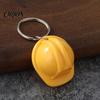 Miniature Helmet Charm 5Pcs Mini Security Keychain, Simulated Construction Key Hard Hat Pendant Ring Holder, Decorative Keychain for Backpacks
