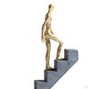 Up Stairs Thinker Sculpture Modern Thinking People Figurine Statue Decorative Home Shelf Decor